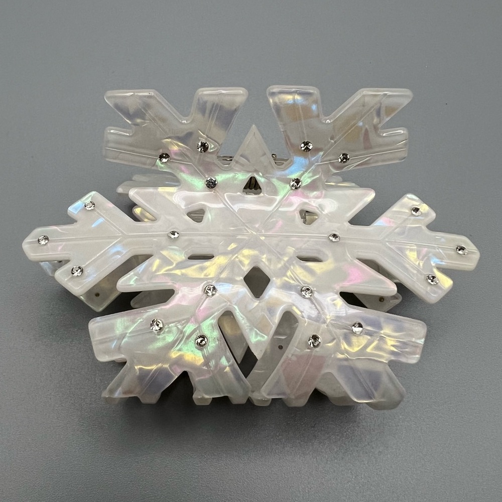 Snowflake Claw Clip - Picture 3 of 5